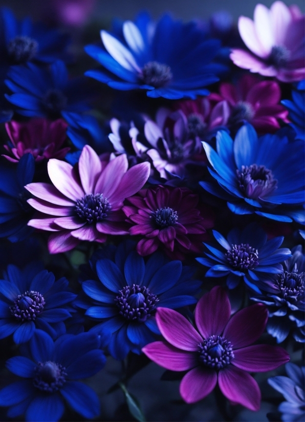 Flower, Plant, Photograph, Blue, Purple, Botany