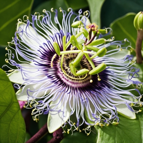 Flower, Plant, Purple Passionflower, Petal, Botany, Terrestrial Plant