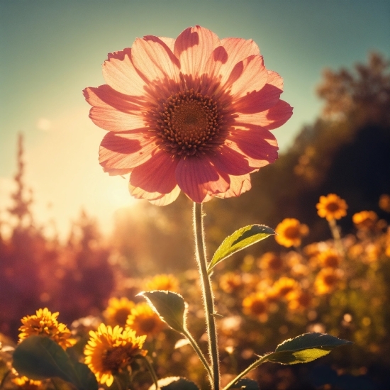 Flower, Plant, Sky, Botany, Petal, Sunlight
