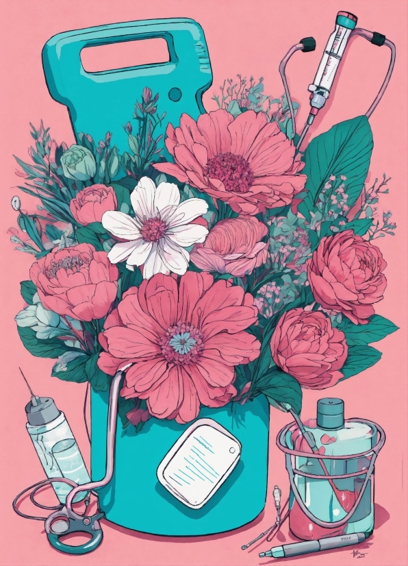 Flower, Plant, Textile, Petal, Pink, Creative Arts