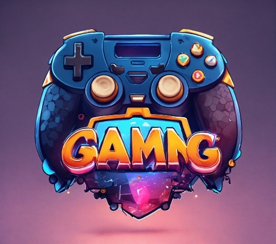 Font, Game Controller, Red, Art, Poster, Electric Blue