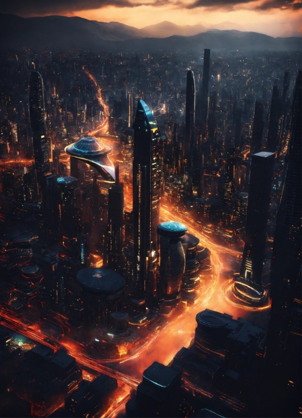 Fotor Com Background, Skyscraper, Atmosphere, Building, Sky, World