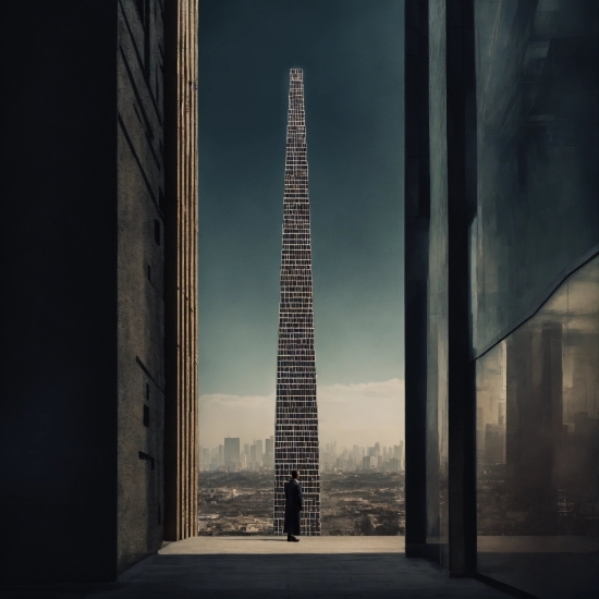 Free Ai Image Upscale, Sky, Cloud, Building, Tower Block, Tints And Shades