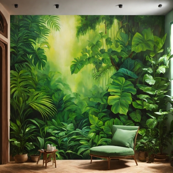 Furniture, Plant, Property, Green, Nature, Leaf