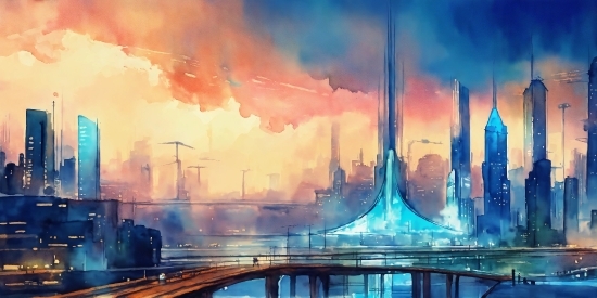 Generate Ai Art From Image, Sky, Atmosphere, World, Cloud, Dusk
