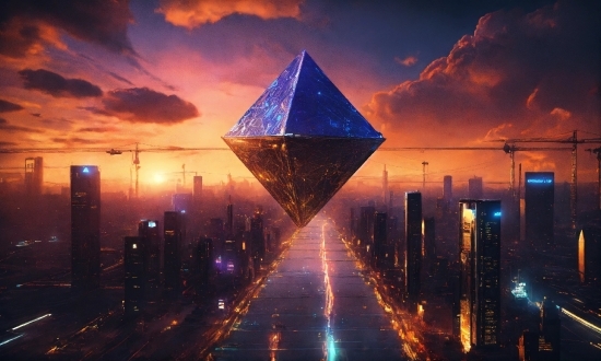 Generative Ai For Design, Cloud, Sky, Building, World, Dusk