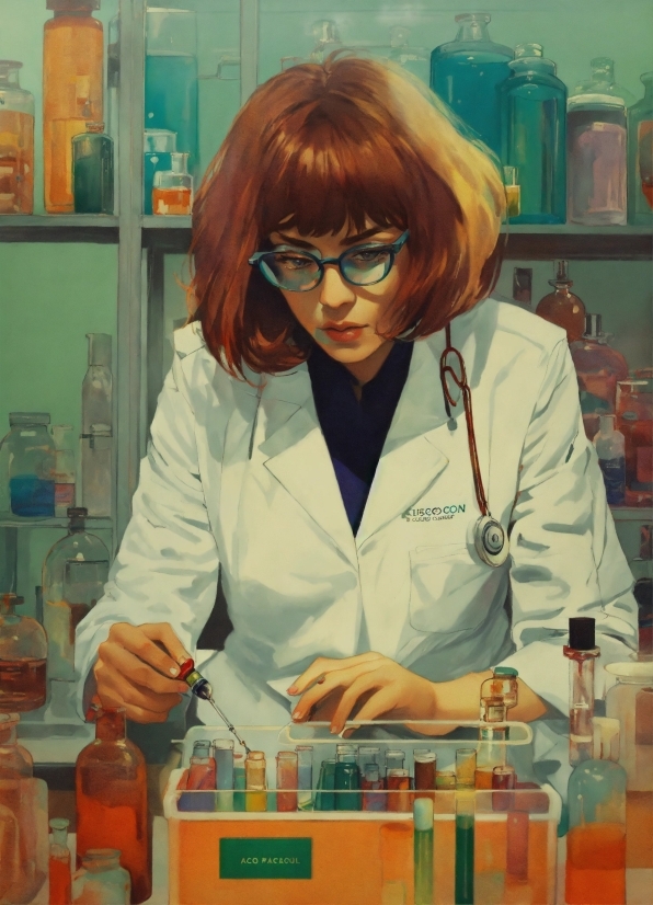 Glasses, Vision Care, Eyewear, Scientist, Science, Dress Shirt