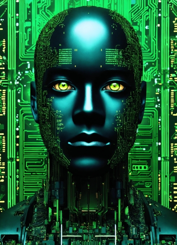 Green, Art, Symmetry, Fictional Character, Technology, Poster