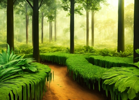 Green, Plant Community, Plant, Ecoregion, Natural Landscape, Tree
