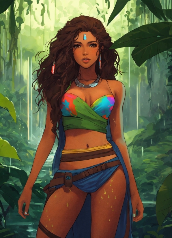 Islamic Free Stock Video, Thigh, Waist, Lingerie Top, Chest, Cg Artwork