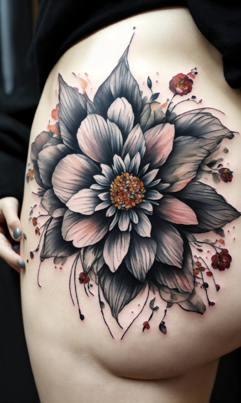 Joint, Hand, Shoulder, Arm, Flower, Tattoo Artist