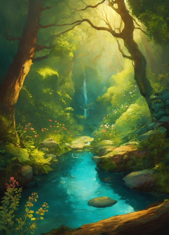 Jupiter Footage, Water, Plant, Natural Landscape, Tree, People In Nature