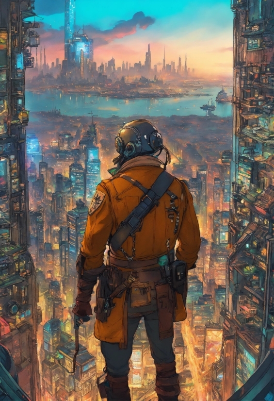 Lensa Photo, Skyscraper, World, Building, Art, Tower