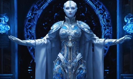 Llm Ai, Blue, Purple, Azure, Human, Sleeve