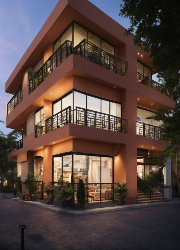 Logo Design Ai Tool, Plant, Building, Sky, Tree, Condominium