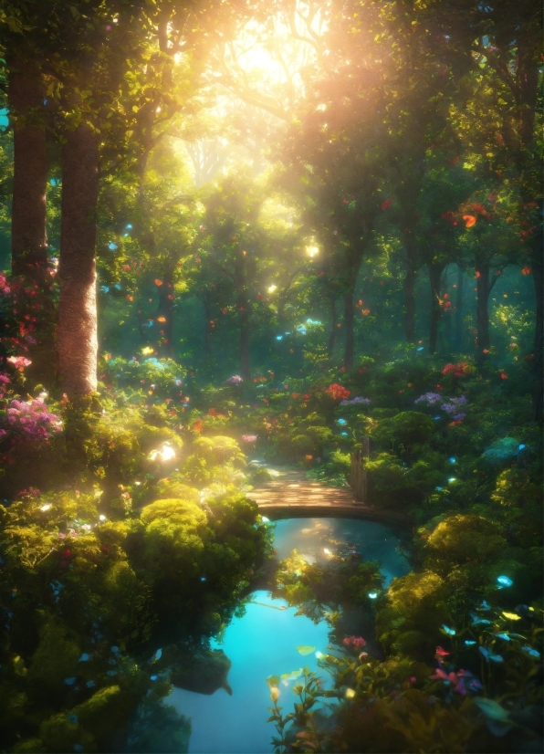 Logo Intro Background Video, Atmosphere, Plant, Natural Landscape, Sunlight, Tree