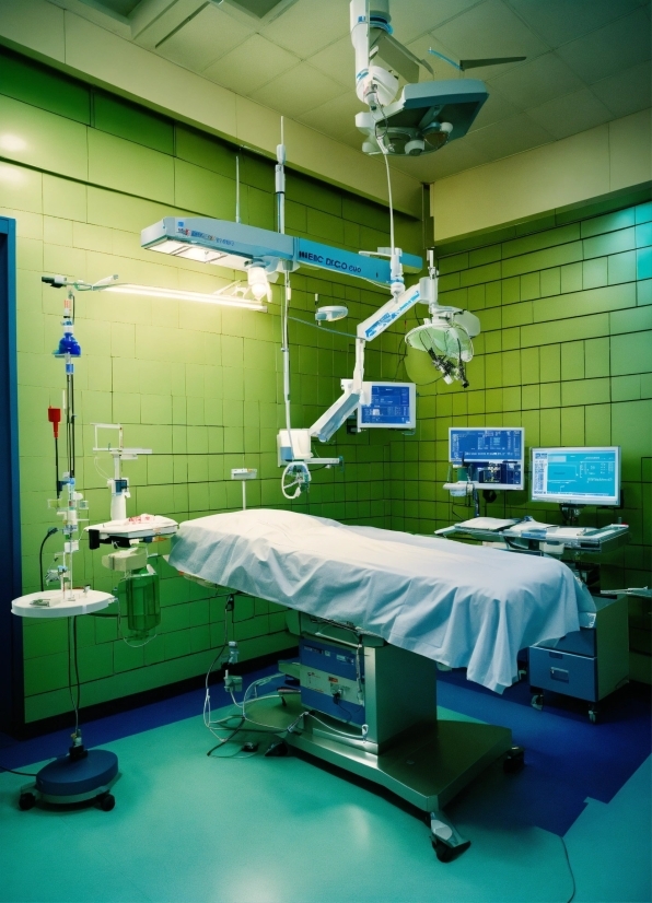 Medical Equipment, Green, Blue, Health Care, Lighting, Medical
