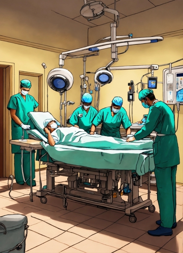 Medical Equipment, Medical, Operating Theater, Stretcher, Surgeon, Medical Procedure