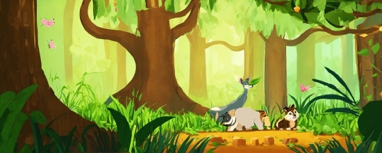 Most Popular Ai App, Plant, Cartoon, Green, Ecoregion, People In Nature