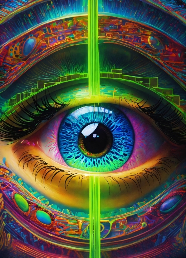 Natural Language Processing Ai Applications, Lighting, Symmetry, Eyelash, Circle, Art