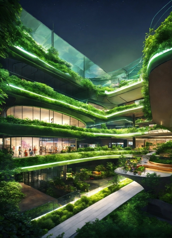Plant, Building, Urban Design, Terrestrial Plant, Sky, Arecales