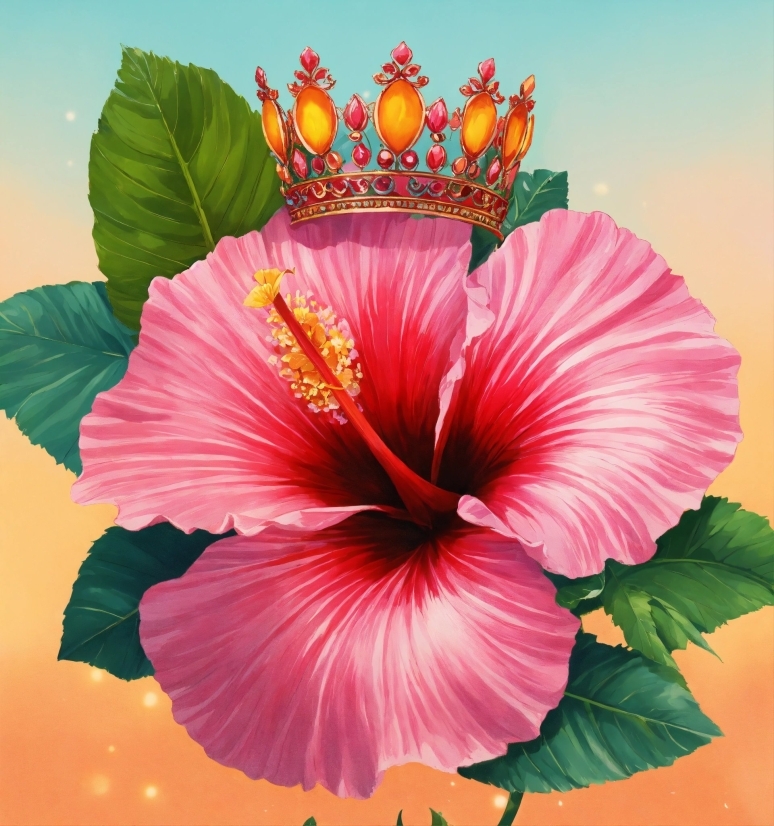 Plant, Flower, Petal, Botany, Pink, Hawaiian Hibiscus