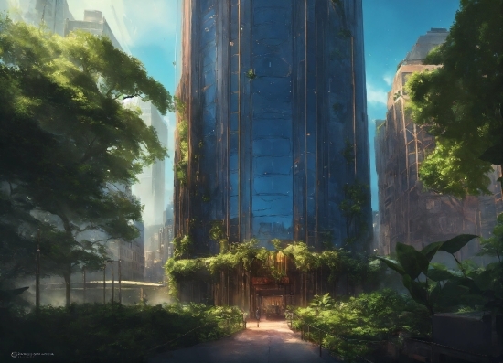 Plant, Sky, Building, Botany, Skyscraper, Nature