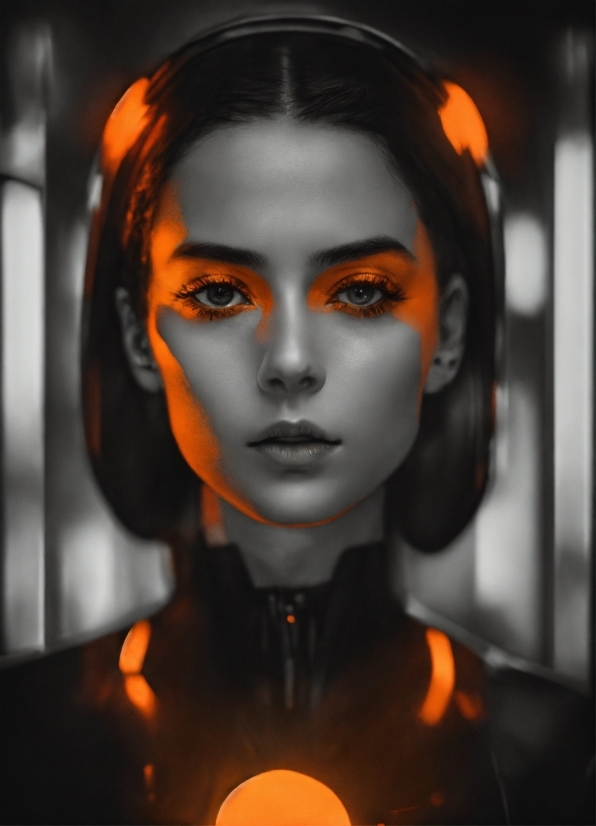 Quantum Computing Affect Artificial Intelligence Applications, Eyelash, Human, Fashion, Orange, Flash Photography