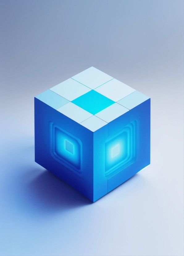 Rectangle, Puzzle, Rubiks Cube, Toy, Electric Blue, Font