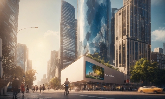 Royalty Free Ai Image Generator, Building, Skyscraper, Cloud, Land Vehicle, Bicycle