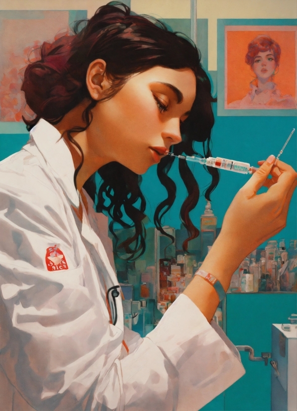 Simple Diffusion Ai, Hair, Eyelash, Beauty Salon, White Coat, Fashion Design