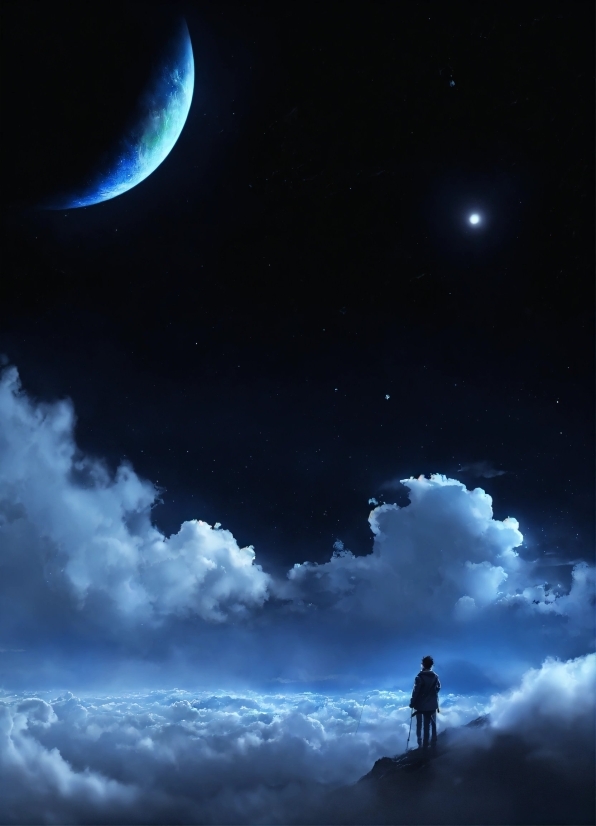 Sky, Atmosphere, Moon, Light, World, Black