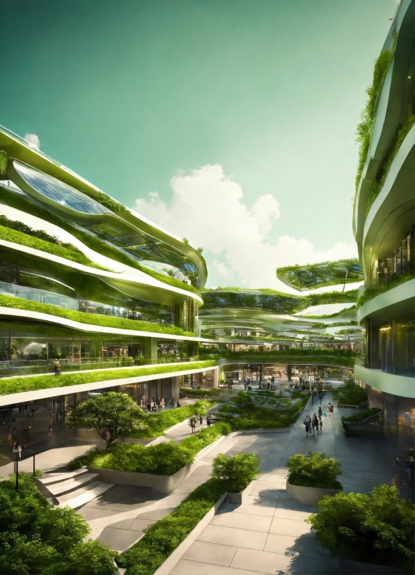 Sky, Plant, Building, Cloud, Botany, Urban Design