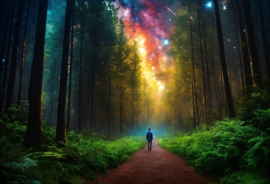 Stability Ai Image Generator, Plant, Atmosphere, Ecoregion, Green, People In Nature