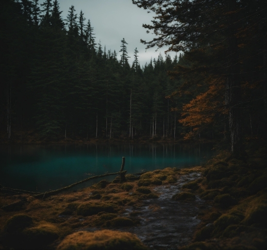 Stable Diffusion Art Generator, Sky, Water, Plant, Tree, Natural Landscape