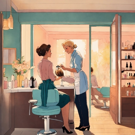 Top 10 Free Ai Art Generator, Property, Furniture, Beauty Salon, Standing, Interior Design