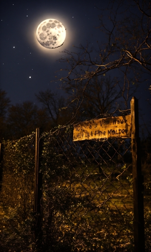 Topaz Photo Ai Download, Atmosphere, Sky, Moon, Branch, Tree