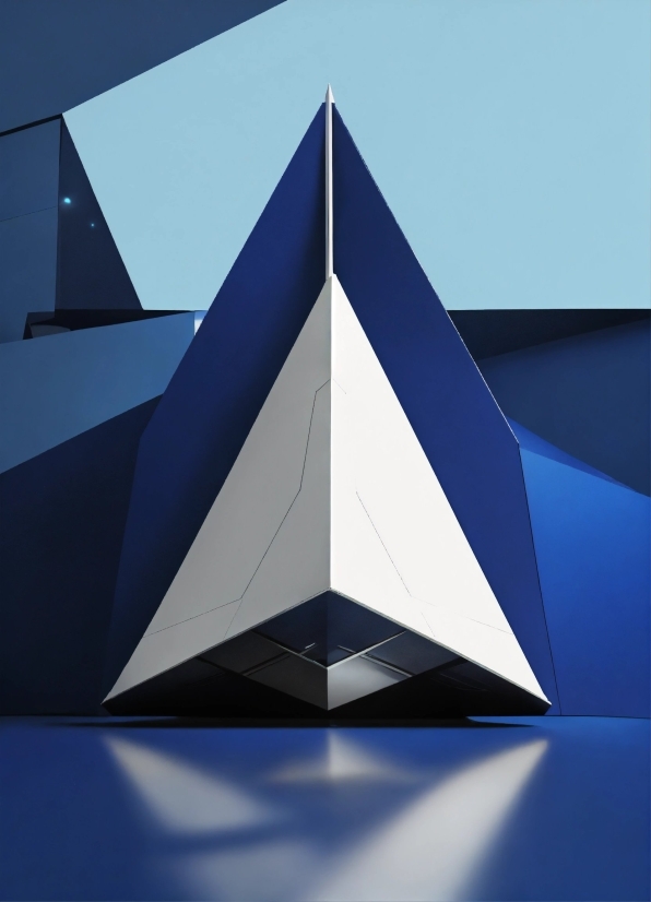 Triangle, Font, Tints And Shades, Symmetry, Electric Blue, Art
