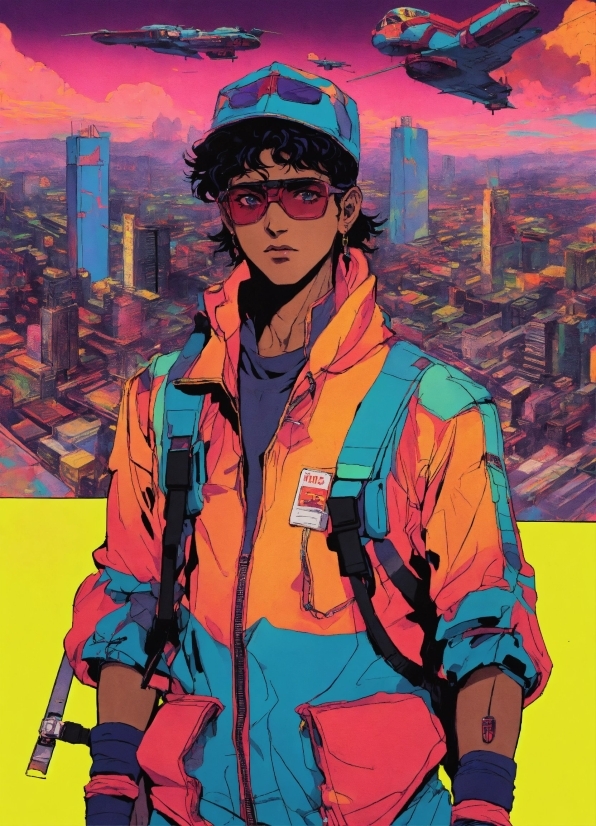 Trusted Ai, Sleeve, Poster, Red, Art, Skyscraper
