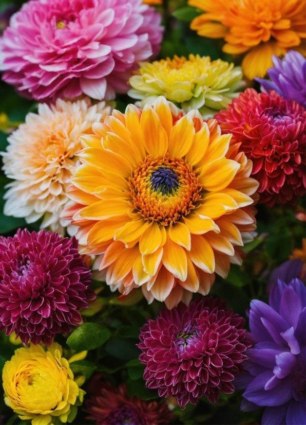 Tv Static Stock Footage, Flower, Blue, Botany, Petal, Plant