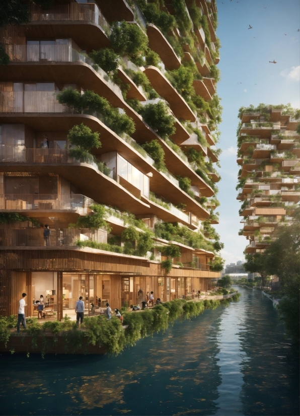 Water, Building, Plant, Sky, Tower Block, Urban Design
