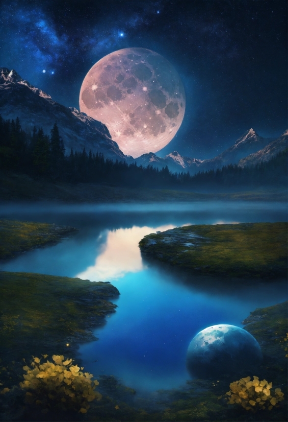 Water, Sky, Water Resources, Atmosphere, World, Moon