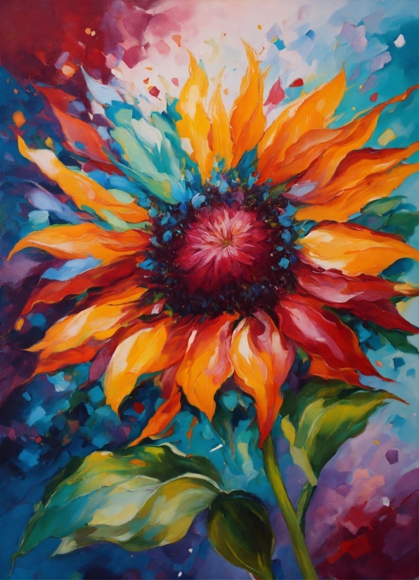 Watermark Free Stock Videos, Flower, Plant, Art Paint, Petal, Paint