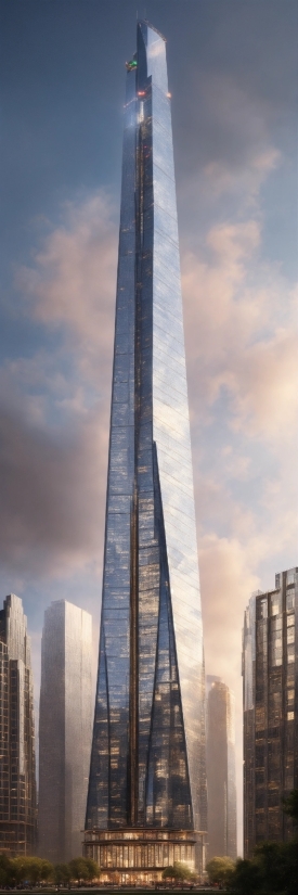 Words To Picture Ai, Cloud, Sky, Building, Skyscraper, Tower