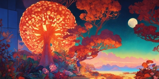 World, Light, Natural Environment, Plant, Orange, Sky