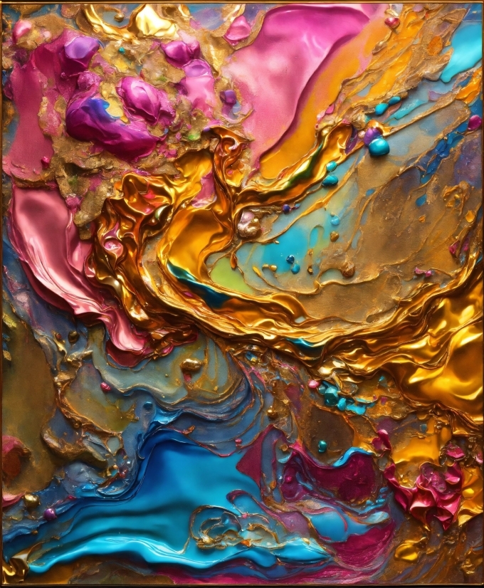 4k Video Footage Free, Liquid, Art Paint, Purple, Paint, Fluid