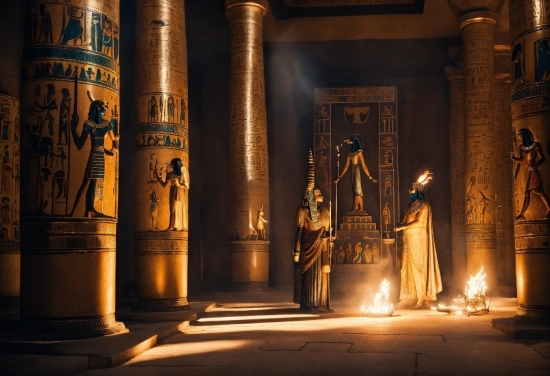 Animated Backgrounds Windows 7, Temple, Candle, Building, Darkness, Column