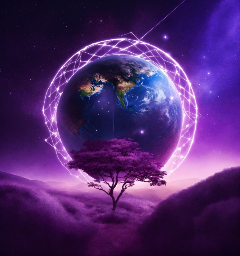 Atmosphere, World, Light, Nature, Human Body, Purple