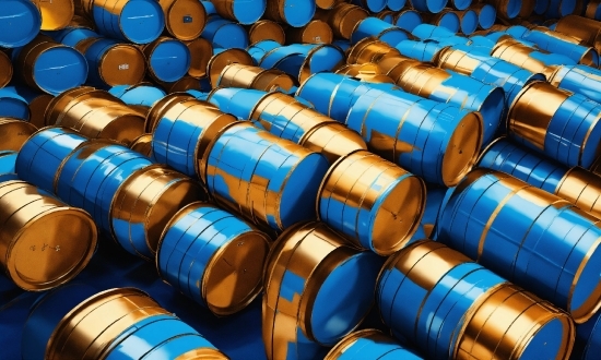 Barrel, Blue, Mass Production, Cylinder, Gas, Electric Blue