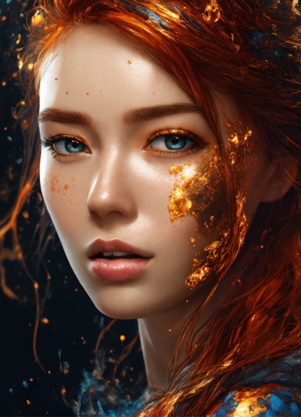 Best Cinematic Stock Footage, Nose, Lip, Chin, Eyebrow, Eyelash